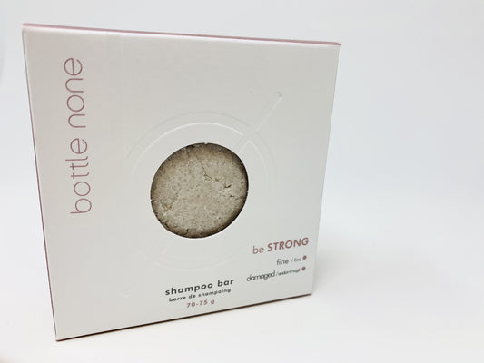 be STRONG Shampoo Bar Boxed 70-75g SRP $16